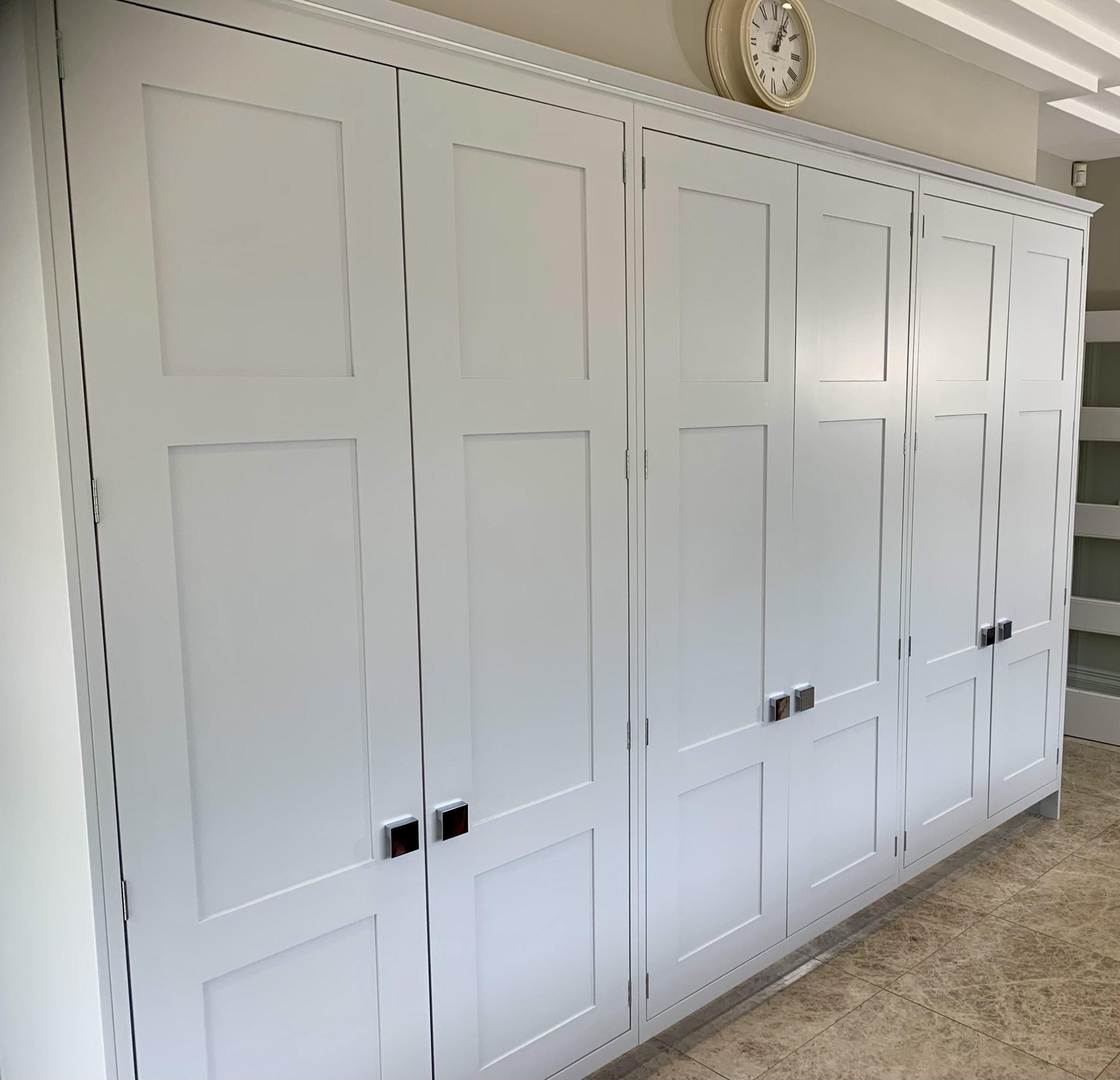 Painted utility room furniture