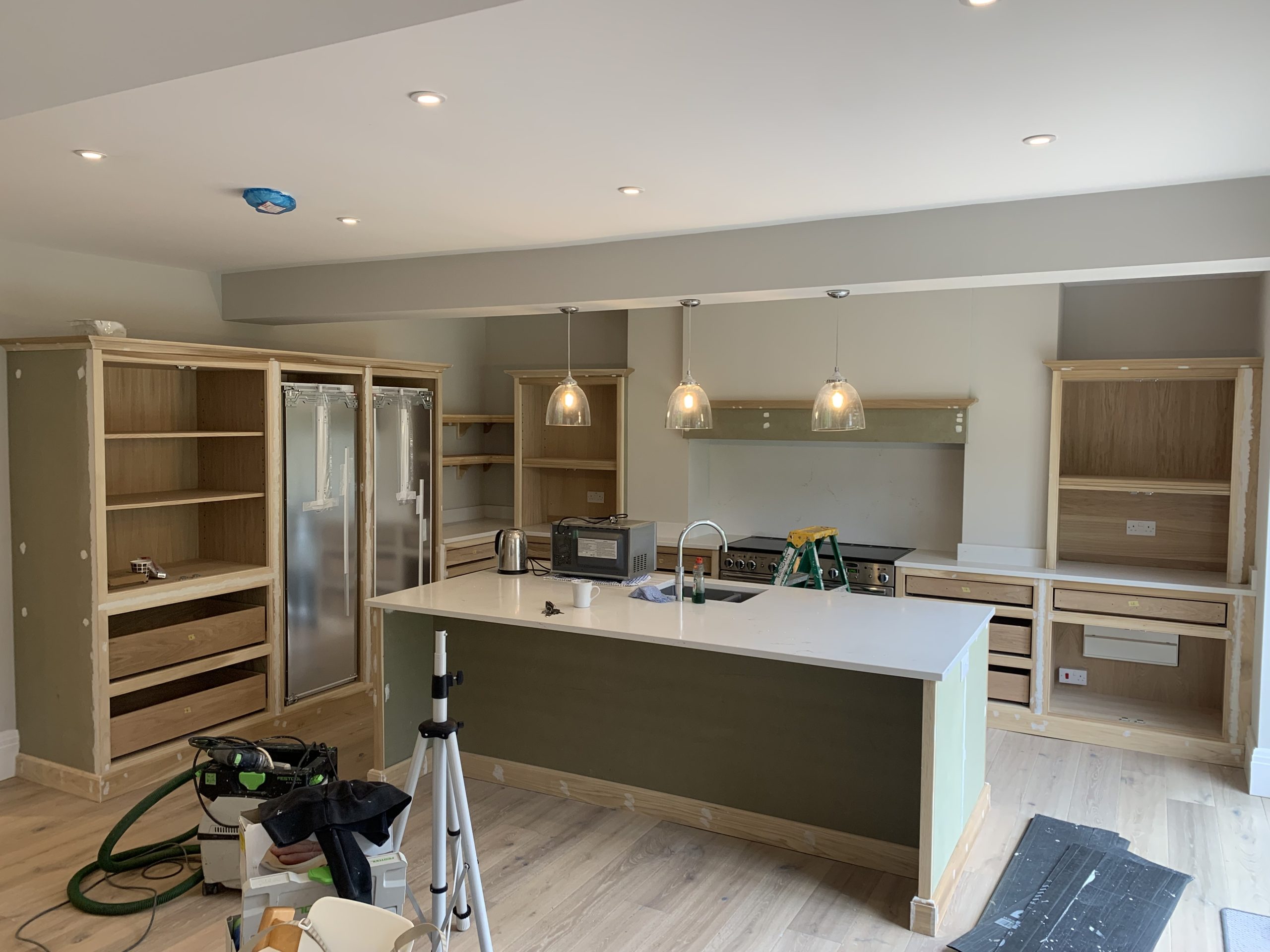 Handmade Kitchens of Christchurch kitchen before hand painting