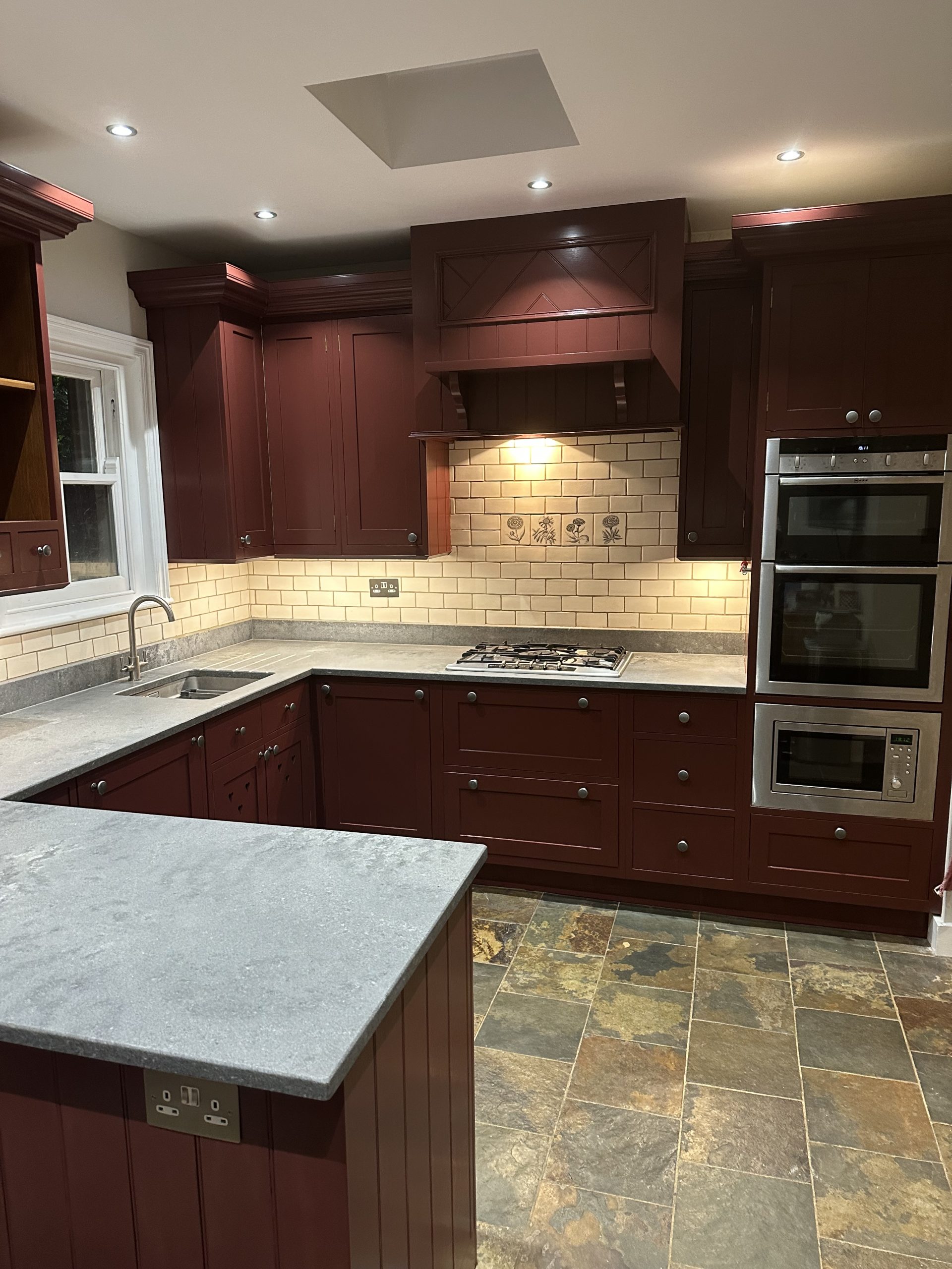 Pine kitchen after painting