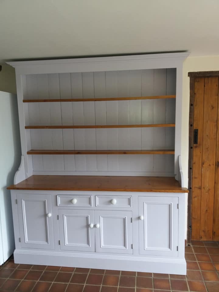 Painted freestanding dresser