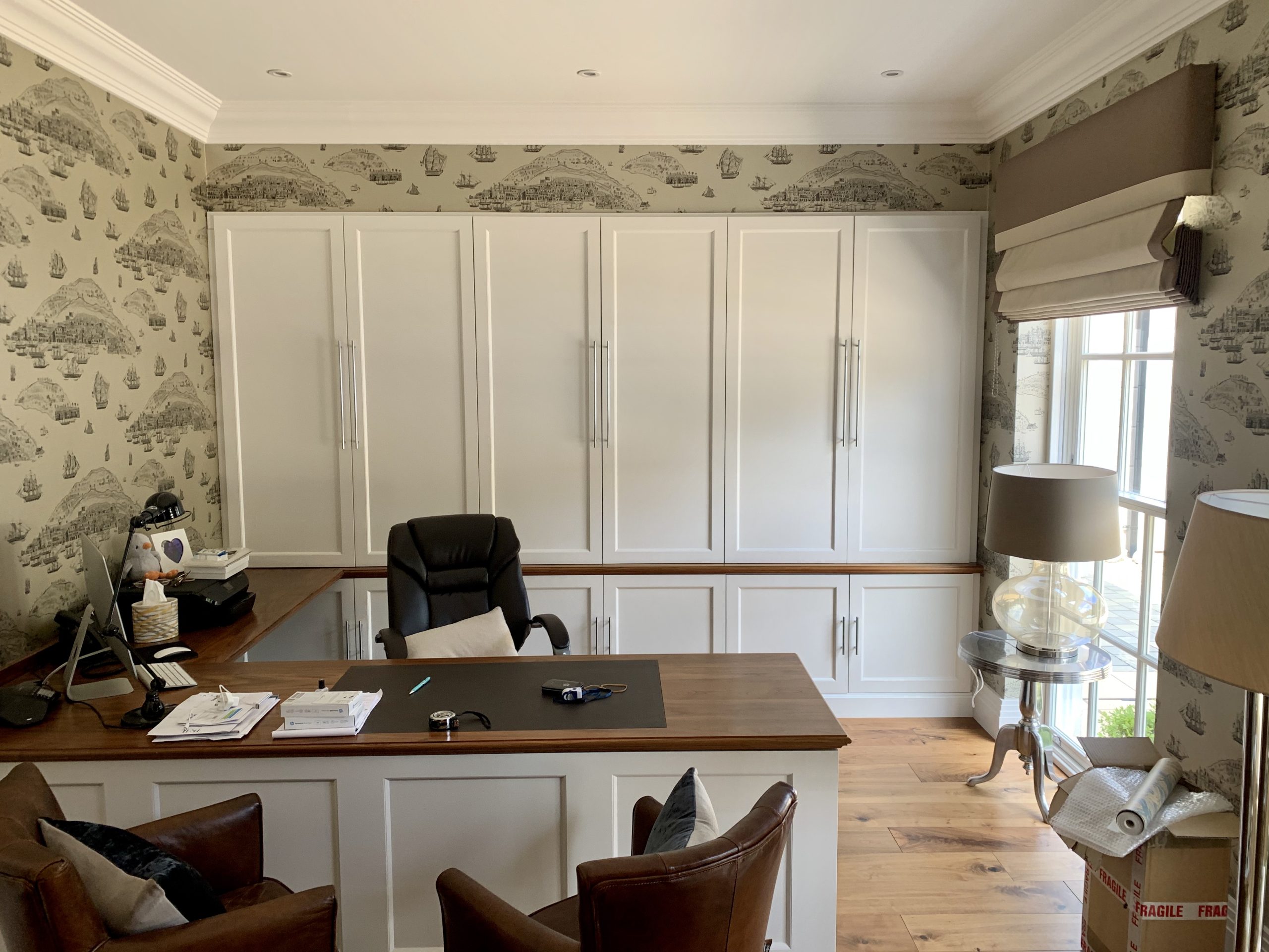 Painted study furniture
