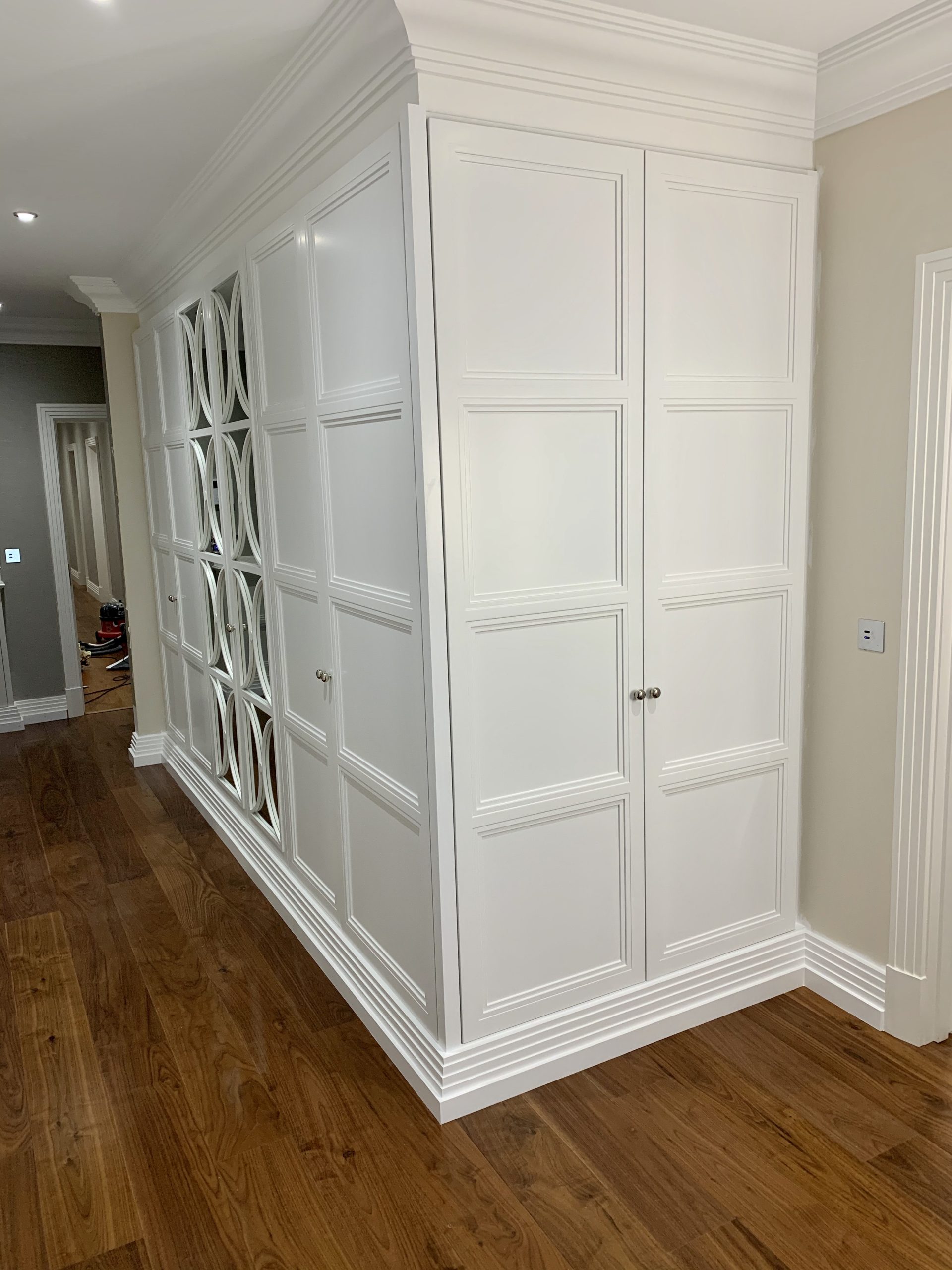 Painted bedroom wardrobes