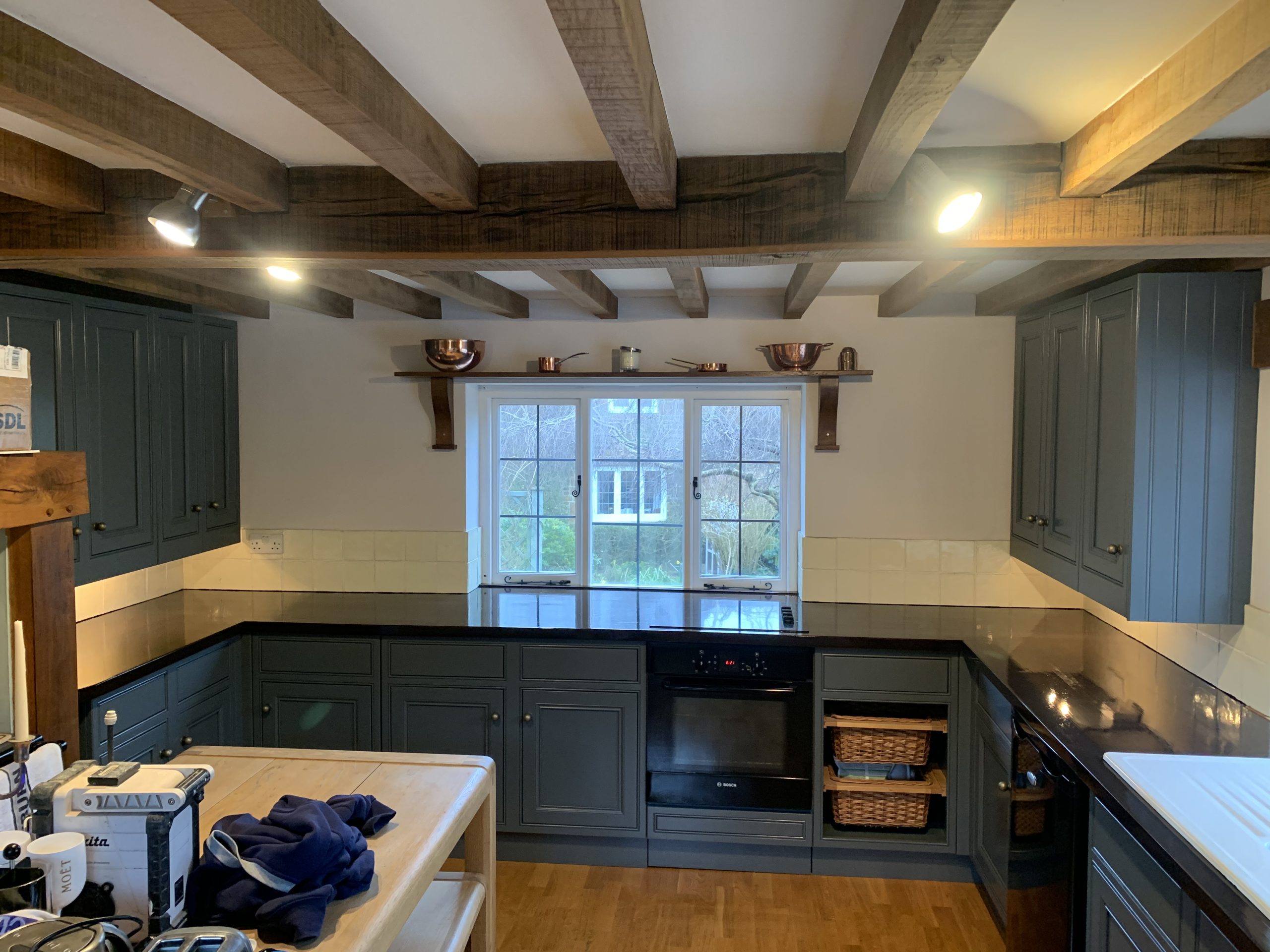 Hand painted kitchen Northamptonshire